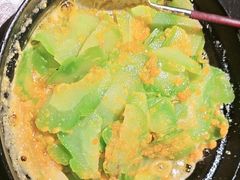 咸蛋黄苦瓜-旺爷砂锅·茶作(国贸城店)