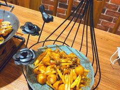 -东来菜馆•手抓海鲜家常菜•海鲜锅贴(鸽子窝店)