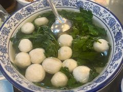 菊花脑鱼丸汤-广迎居老正兴菜馆