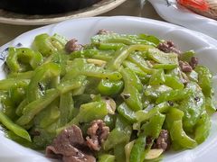 苦瓜炒牛肉-区海鸡场饭店(石壁店)