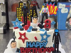 -咖咖熊蛋糕定制·英国蓝风车动物性淡奶油