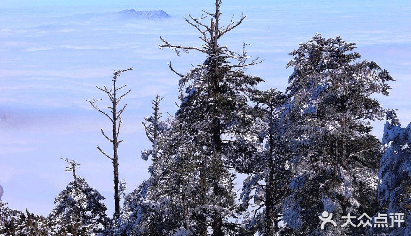 昨天的西岭雪山