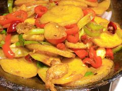 干锅土豆片-好嫂子酱猪手•农家菜(华远坊店)