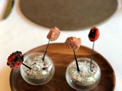 彩虹鹅肝&墨鱼汁芝士番茄-福楼法餐厅FLO