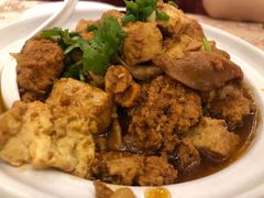 砂锅鱼杂烧豆腐-长白山国际酒店中餐厅