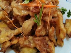 锅包肉条-和润艺术酒店-自助早餐厅