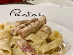 培根蛋汁白酱宽意面-BONAZZA 意大利餐厅