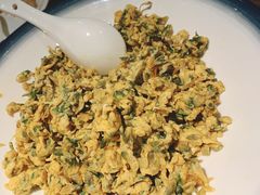 槐树花炒土鸡蛋-老阿爸鲜鱼土菜(昆山花桥店)