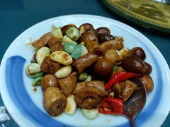 珍珠腊八蒜肥肠-君霖海鲜私房菜(春柳店)