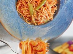 番茄鸡丝意面-百草堂餐厅