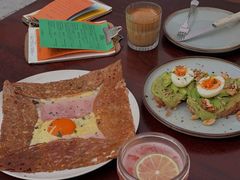 巴黎火腿鸡蛋芝士蘑菇可丽饼-RAC BAR(安福路店)