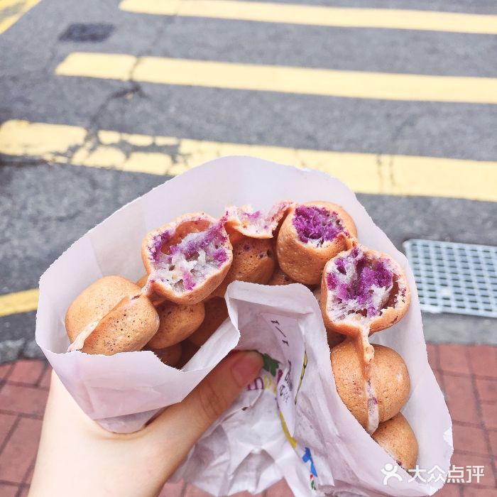 妈咪鸡蛋仔(旺角店)紫薯鸡蛋仔图片