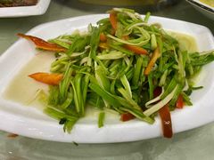 水芹炒百叶-皮五鱼汤面(老街店)