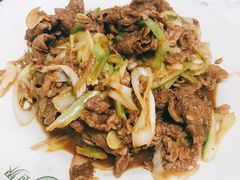 葱爆羊肉-清真永恒华威肉饼(潘家园店)