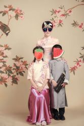-时光纪亲子全家福照相馆(静安店母女写真父母纪念照)