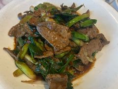 大蒜炒羊肝-壹只菜·崇明本地特色菜(崇明南门店)