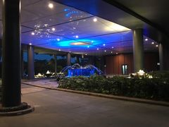 大堂前喷泉-上海滴水湖皇冠假日酒店