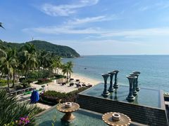 -日落吧·海景咖啡厅·餐酒吧·鸡尾酒·下午茶·乐队表演·浪漫夕阳·三亚文华东方酒店