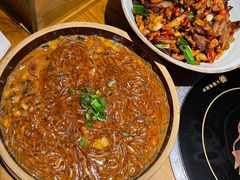 阿婆烧的手工苕粉-吃饭皇帝大土家民族菜(正大广场店)