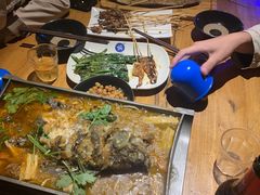 -路边摊小炉子烧烤