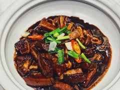 松茸菌焖带皮牛肉-好福记饭店(红梅公园店)