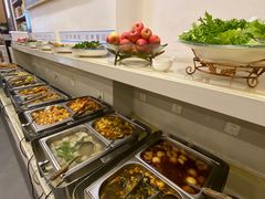 自助取餐区-鹈鹕素食餐厅自助餐部(正阳街店)