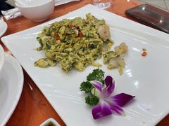 香椿炒鸡蛋-清华大学-观畴园餐厅