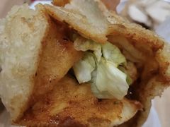 -小红车炸蛋葱油饼