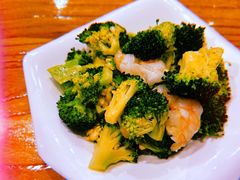西兰花拌虾仁-小城粥道·海胆鲜虾粥(解放广场店)