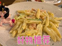 三文鱼芦竹笋奶油面-Hostaria Bar维他餐吧·意大利西餐厅·牛排馆