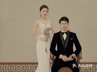 国画艺术的美丽放在婚纱摄影中既展现了婚纱照的不同