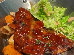 香芒酱烤伊比利亚猪肋排-404干式熟成牛排馆•聚会餐厅