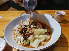 自制凉皮-十二毡房蒙餐·蒙古包