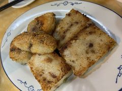 煎粽子拼萝卜糕-华哥新鲜猪精品美食
