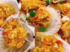 蒜蓉粉丝蒸扇贝-花乐餐厅(涠洲岛店)