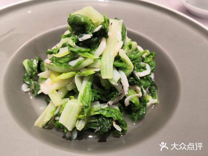 喜鼎海胆水饺(平安金融中心店)有机小白菜蒸虾皮图片