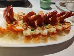 蒜蓉粉丝蒸开边虾-百味馆·粤菜·湛江菜(后海花园店)