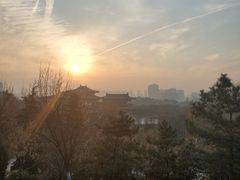 黄昏-西安青龙寺遗址景区