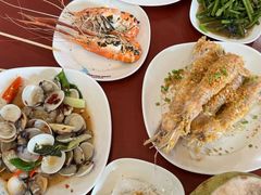 -班赞海鲜市场胖阿姨加工点