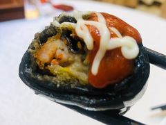 黑米鱼香鲜虾肠-龙悦湾酒家·八阵鱼生·渔人码头店