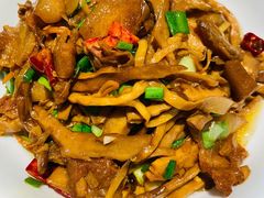 三层肉炒建瓯笋芽-四道菜·福建菜馆(新街口金鹰店)