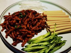京酱肉丝-北平楼·烤鸭·北京菜(牡丹园店)