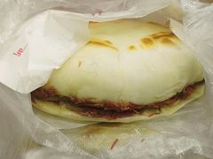 腊牛肉夹馍-清真马乐贝腊牛肉蛋黄菜夹馍(马蓉洒金桥店)