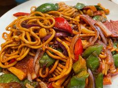 沙茶培根肉酱面-奎元馆(市民中心店)