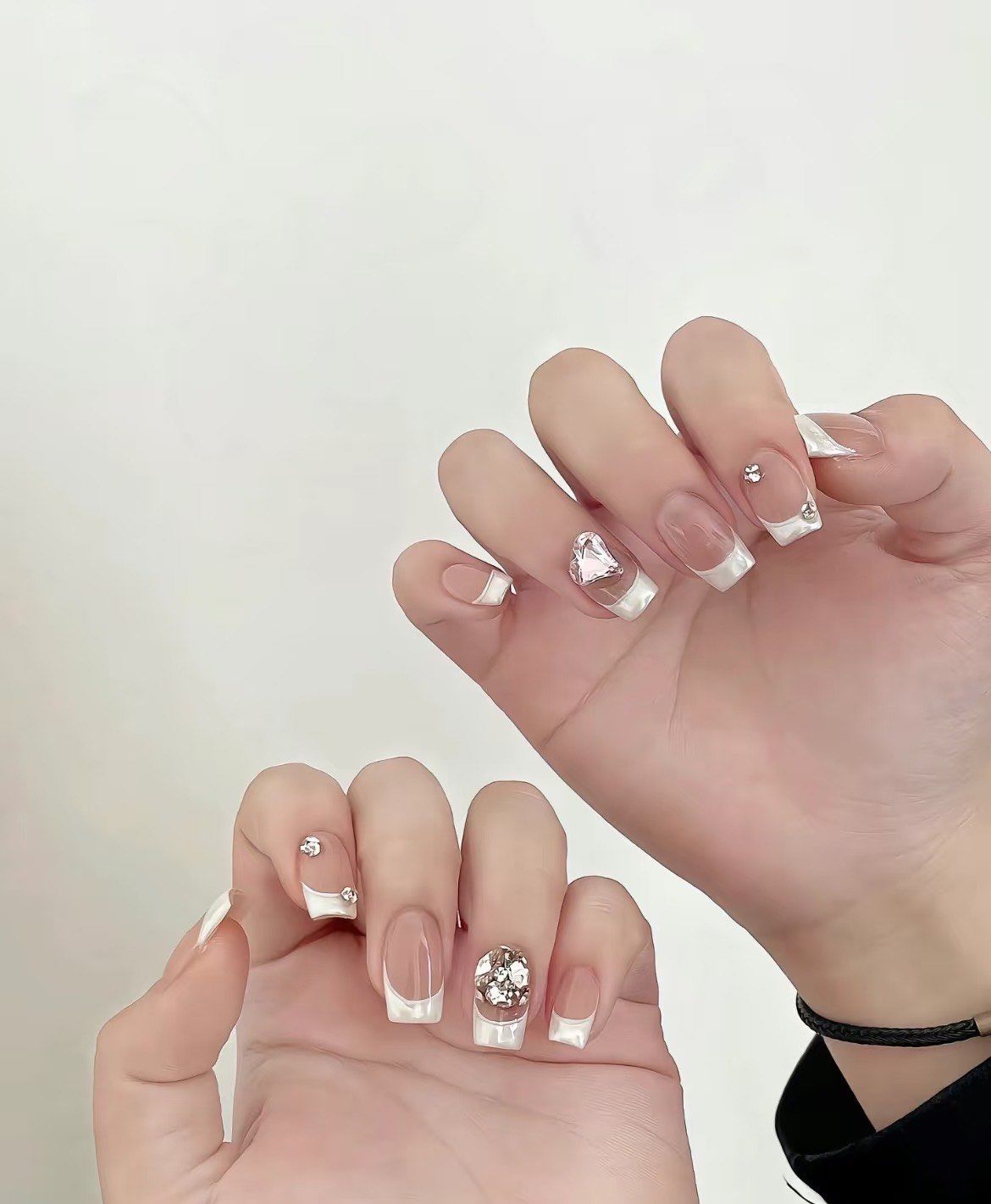 美甲款 #个性美甲 方形百搭美甲太美啦