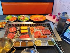 自助取餐区-俊熙家点餐式自助烤肉店(1227广场店)