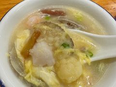 海鲜疙瘩汤-天盛海鲜烧烤大排档·本地小海鲜·牟平腿穗子(幸福店)