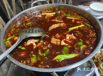 女朋友想吃鱼了，来到这家环境深幽的店吃鱼火锅