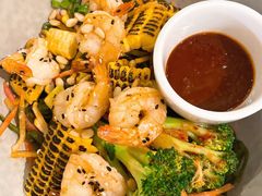 煎大虾海藻面沙拉-Wagas沃歌斯(太古汇店)