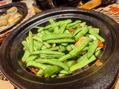 砂锅生啫芸豆丝-邹开喜·炭炉鸡煲·海鲜火锅(虹口足球场店)